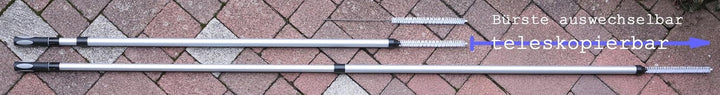 MAW Algenhexe mit integriertem Abstreifer, teleskopierbar von 150-220cm