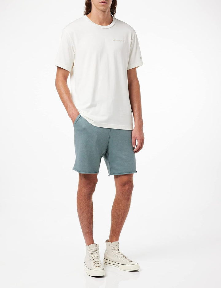 Champion Herren Eco Future S-s T-Shirt XXS Cremefarben, XXS Cremefarben