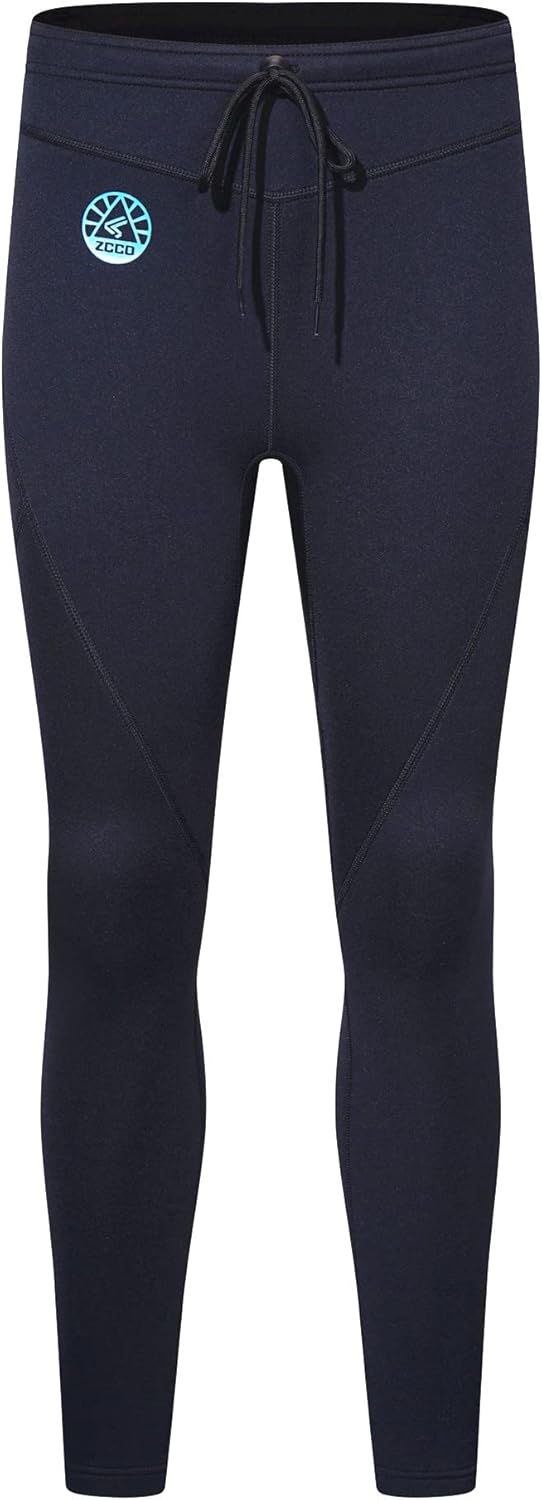 ZCCO Herren und Damen Neoprenhose, 1,5mm/3mmLange Neoprenhose, Tauchhose zum Surfen, Kajakfahren, Sc