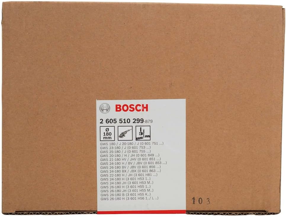Bosch Professional 1x Schutzhaube mit Deckblech zum Trennschleifen mit Schraubverschluss (Ø 180 mm,