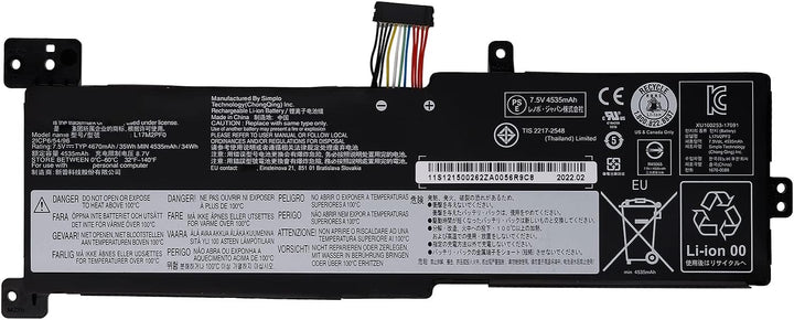 SwarKing Ersatz Akku Kompatibel mit Lenovo ideapad 330-15ARR Series L17M2PF2 L17D2PF1 L17M2PF1 5B10Q