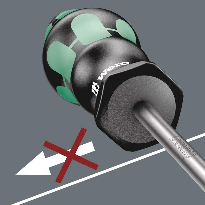 Wera TORX® HF Schraubendrehersatz Kraftform Plus 367/7 mit Haltefunktion + Rack, 7-teilig, 052231610