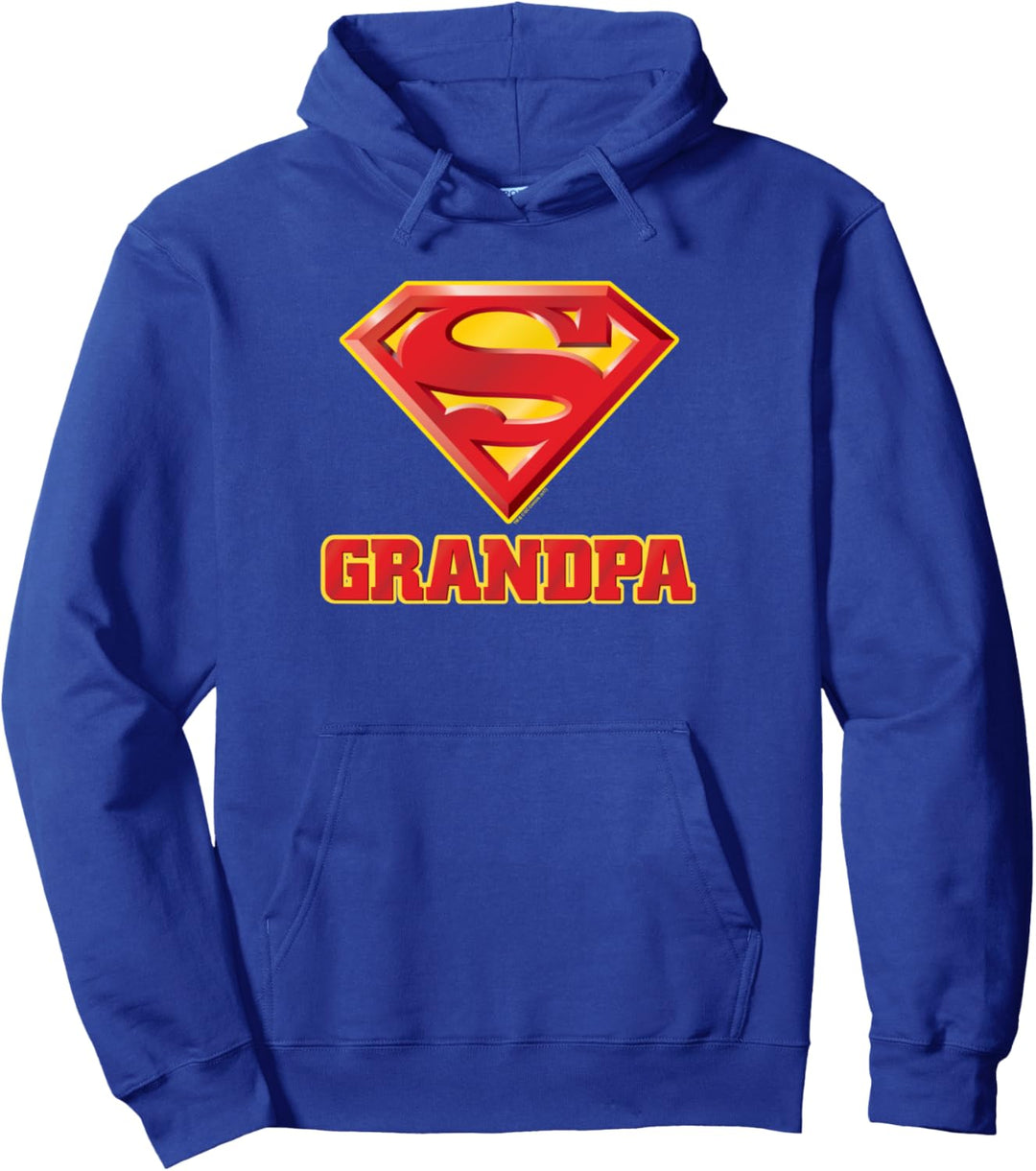 Superman Super Grandpa Pullover Hoodie