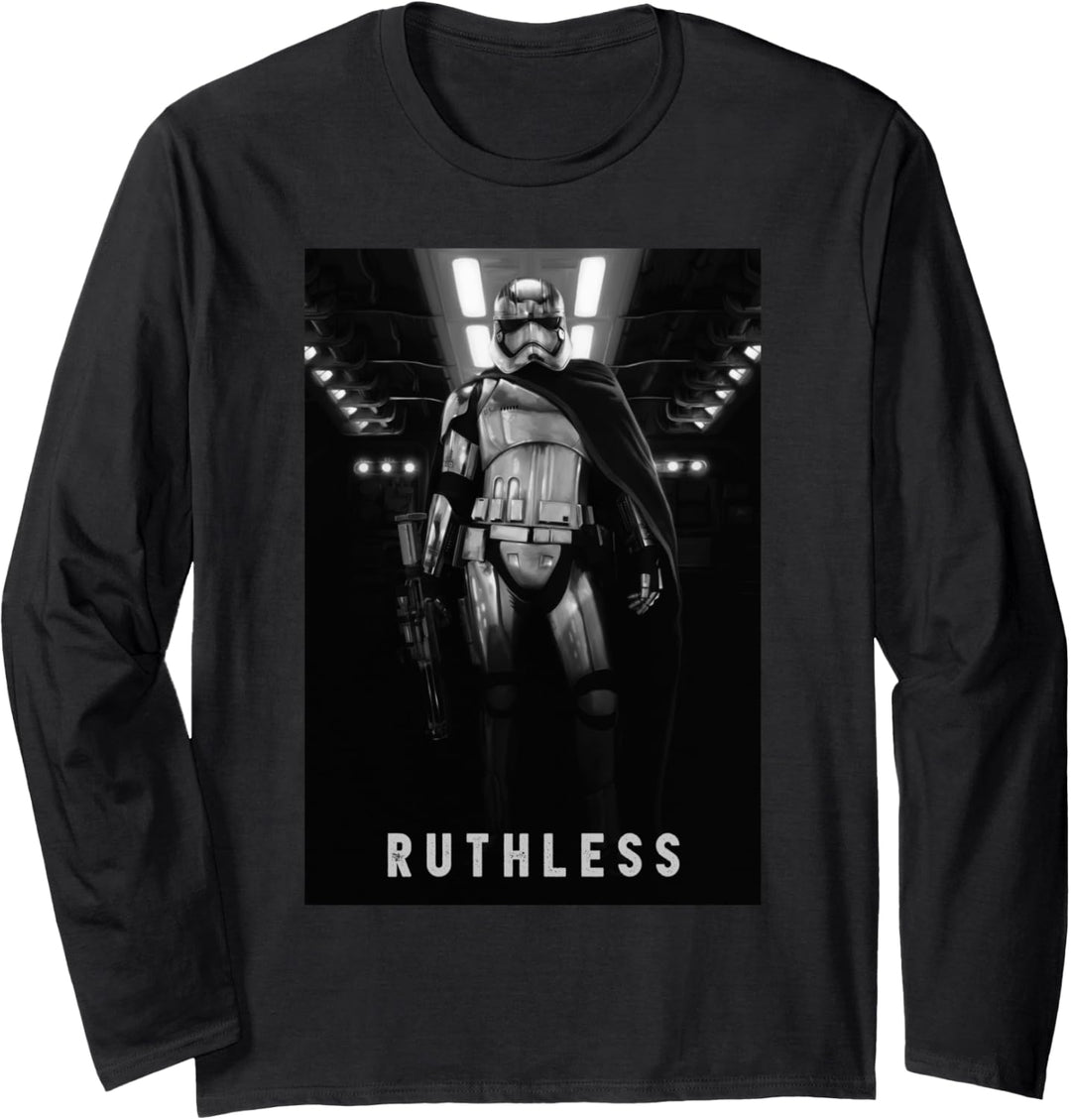 Star Wars Captain Phasma Ruthless Force Awakens Langarmshirt
