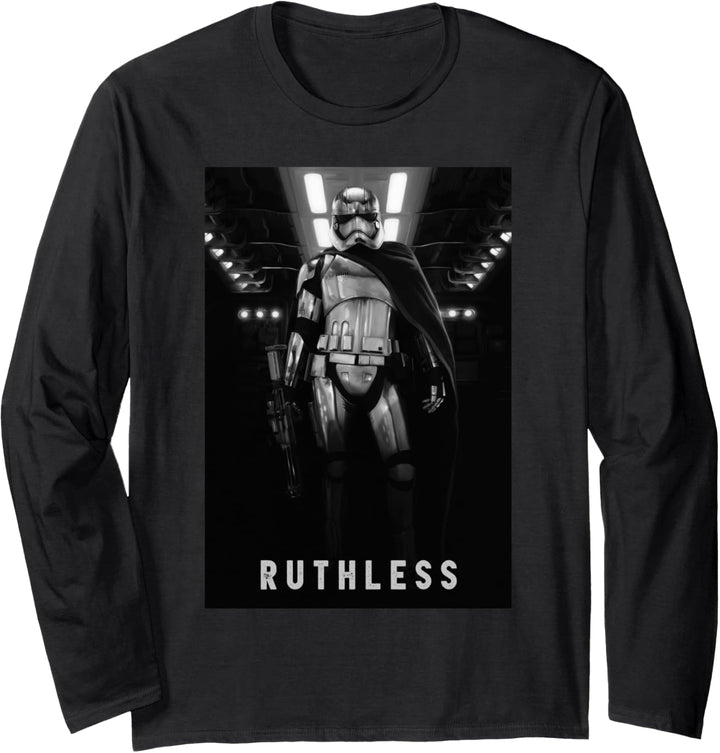 Star Wars Captain Phasma Ruthless Force Awakens Langarmshirt