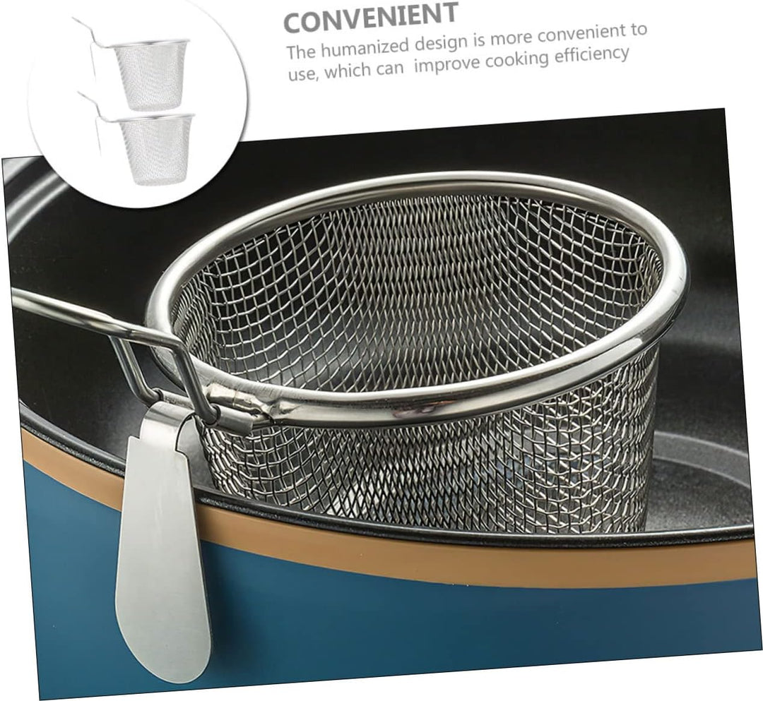 TOPBATHY Nudelsieb Gastro 4 Stück Sieb Aus Edelstahl Tagliatelle-nudeln Spaghettios Hot-pot-sieb Hot