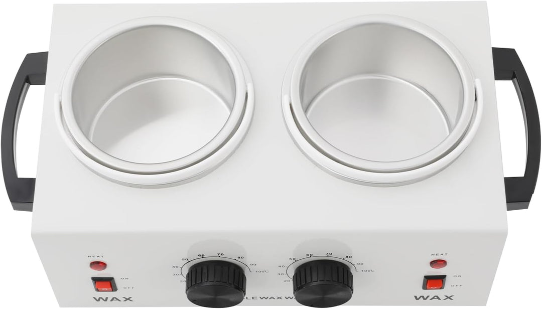 Doppelter Wachswärmer Wachs Haarentfernung 200W 220-240V Elektrischer Wachsschmelzer 400ml Pro Topf