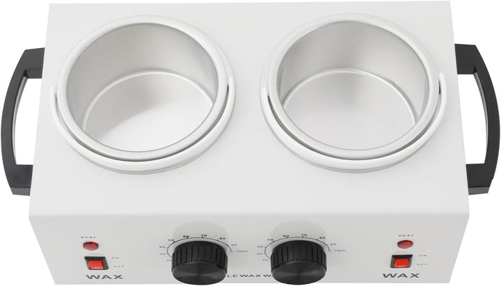 Doppelter Wachswärmer Wachs Haarentfernung 200W 220-240V Elektrischer Wachsschmelzer 400ml Pro Topf