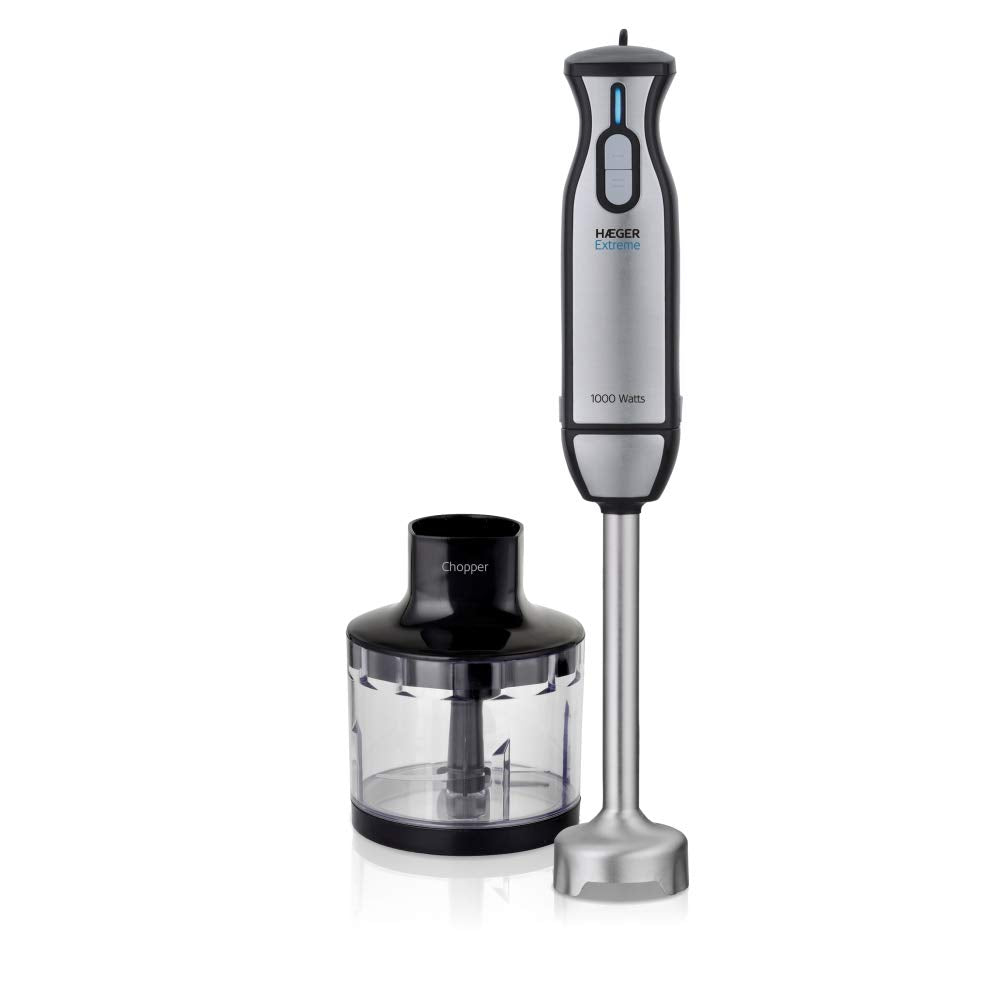 Batidora HAEGER Extreme Zerkleinerer 1000 W – 2 Interruptores Toque FÃcil/Suave – Eje DESMONTABLE –