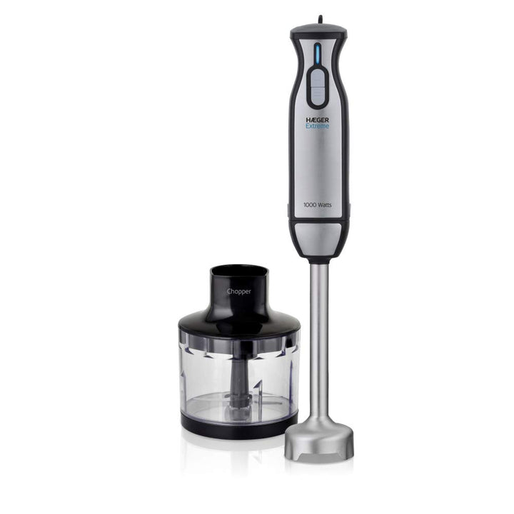 Batidora HAEGER Extreme Zerkleinerer 1000 W – 2 Interruptores Toque FÃcil/Suave – Eje DESMONTABLE –