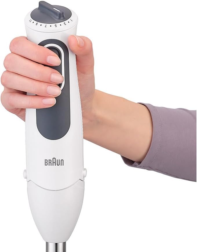 Braun MultiQuick 3 MQ 3135 Sauce Stabmixer – Pürierstab mit 11 Geschwindigkeiten plus Turbo-Stufe &