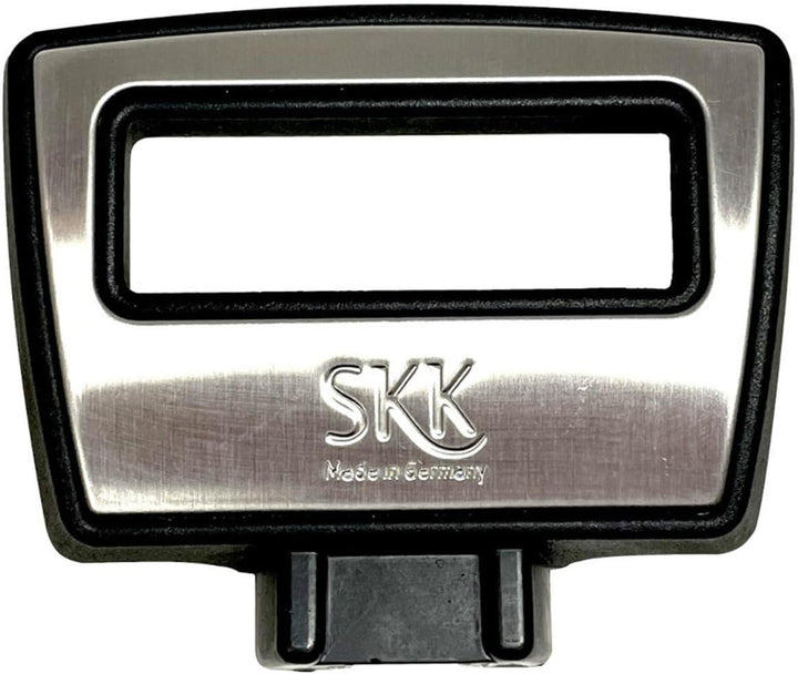 SKK grosser Antihaft Gussbräter 40x24 cm - ohne Induktion - rechteckiger Aluguss Bräter mit Glasdeck