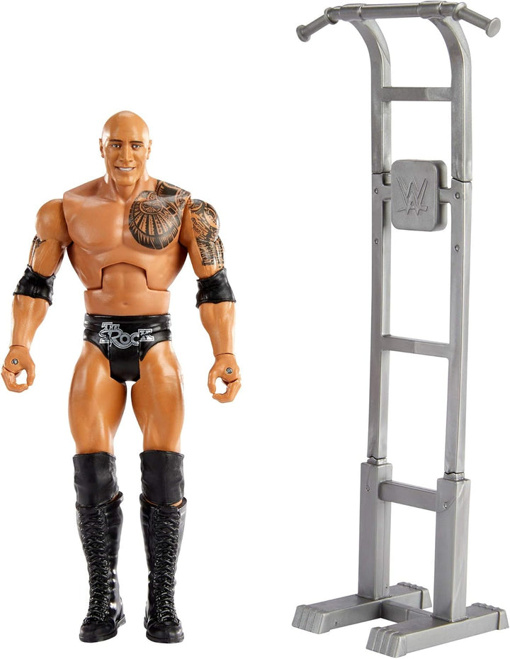 WWE GVJ35 - Wrekkin' The Rock Actionfigur, 15,24 cm, beweglich, zum Sammeln und als Geschenk, für Ki