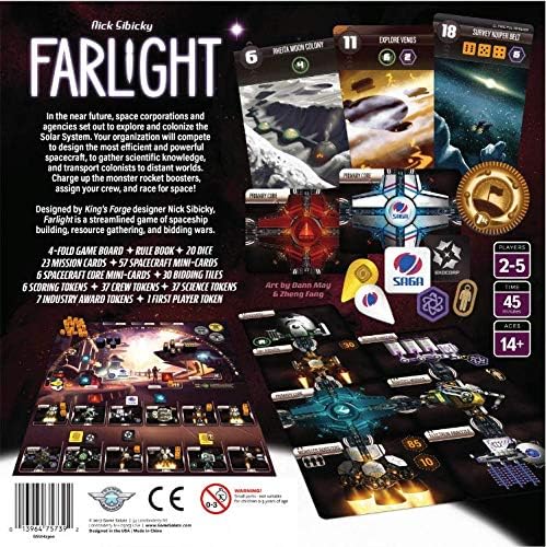 Game Salute farlight brettspiel