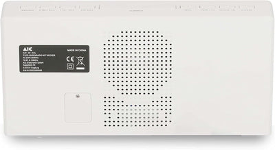 AIC Küchenradio Digital mit grossem Display, Küchenuhr, FM-Radio, Wecker, Digital Dual Alarm Clock,