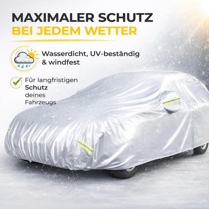 Autogadget® Premium Auto Abdeckplane - Autoabdeckung & universale Autoschutzhülle - Abdeckung - Car