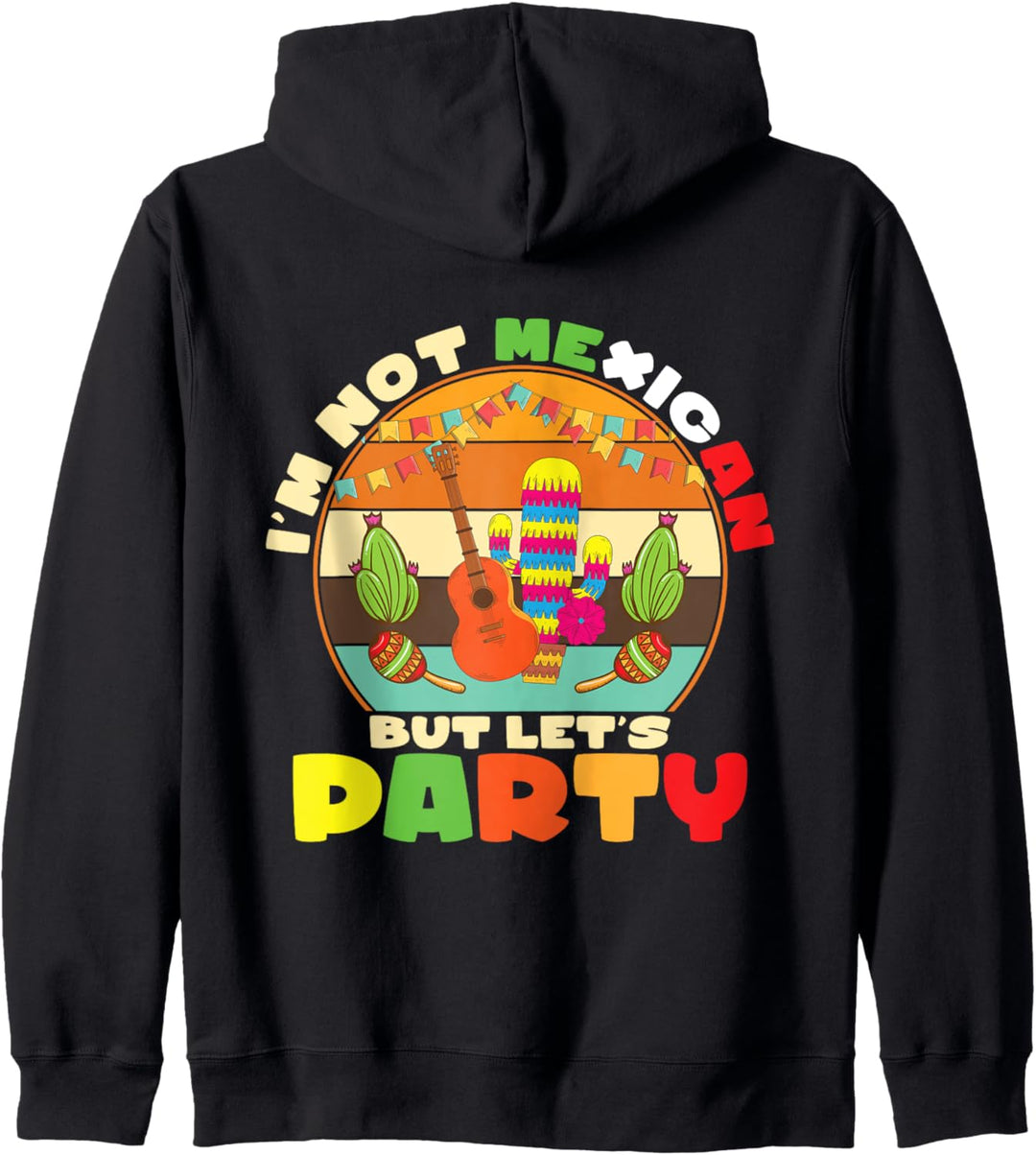 Nacho Mexican Holiday Taco Sombrero Poncho Cinco de Mayo Kapuzenjacke