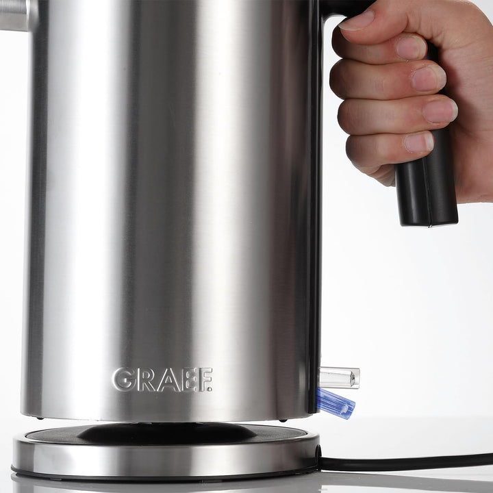 Graef WK600EU Wasserkocher, Rostfreier Stahl, 1.5 liters, Edelstahl, Mattiert