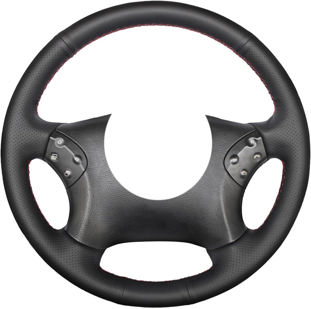 MEWANT Lenkradbezug für Benz W203 C-Klasse 2001-2007 C32 AMG 2002-2003 Lenkradhülle aus Kunstleder M