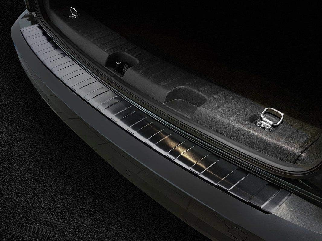 Ladekantenschutz aus Edelstahl in anthrazit mit 3D Abkantung passend für VW Caddy/Caddy Life/Caddy M
