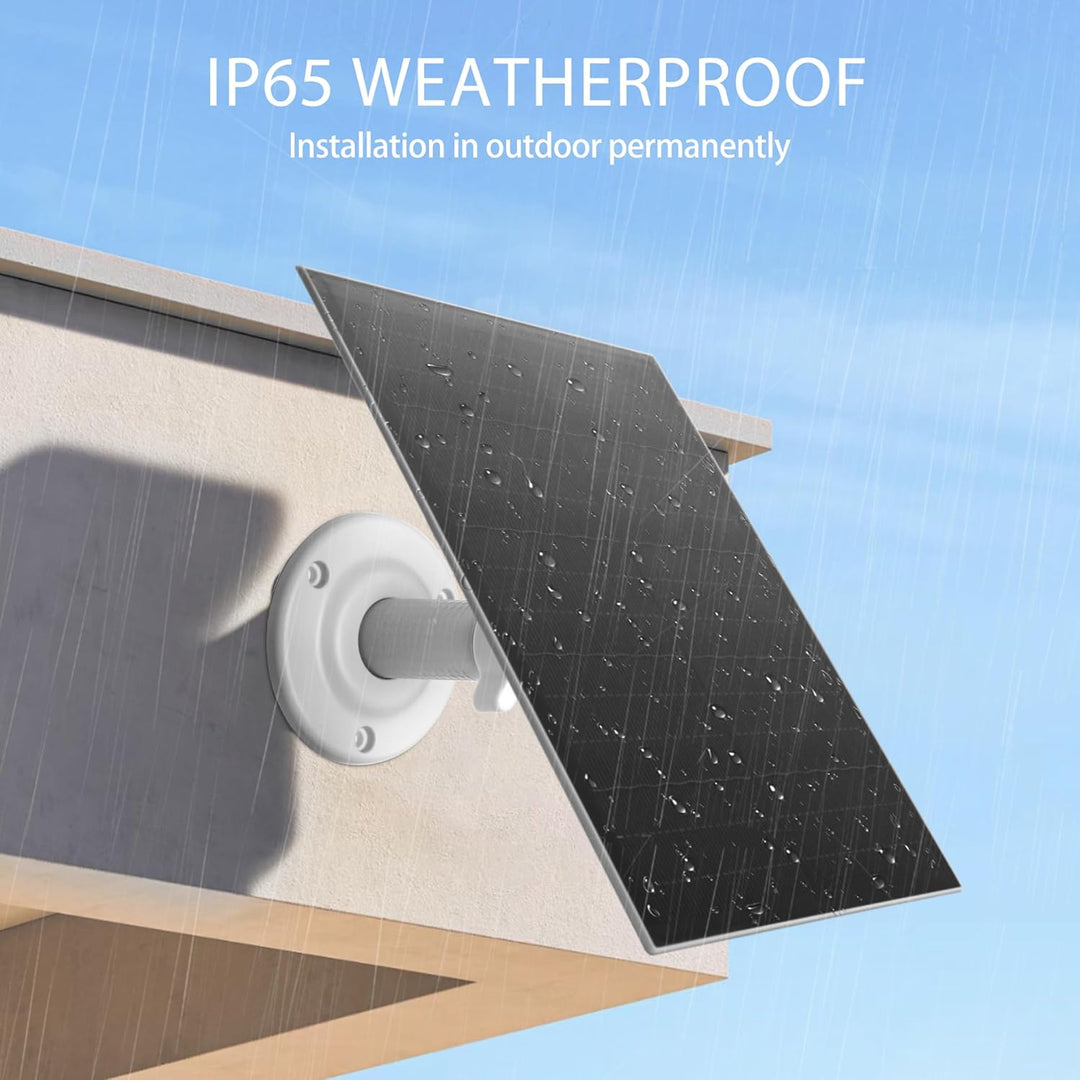 Nicesolar 8W USB-Solarpanel für Sicherheitskameras, IP65 wasserdichtes Solarpanel für den Aussenbere