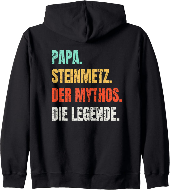 Papa Steinmetz Der Mythos Die Legende Vintage Spruch Kapuzenjacke