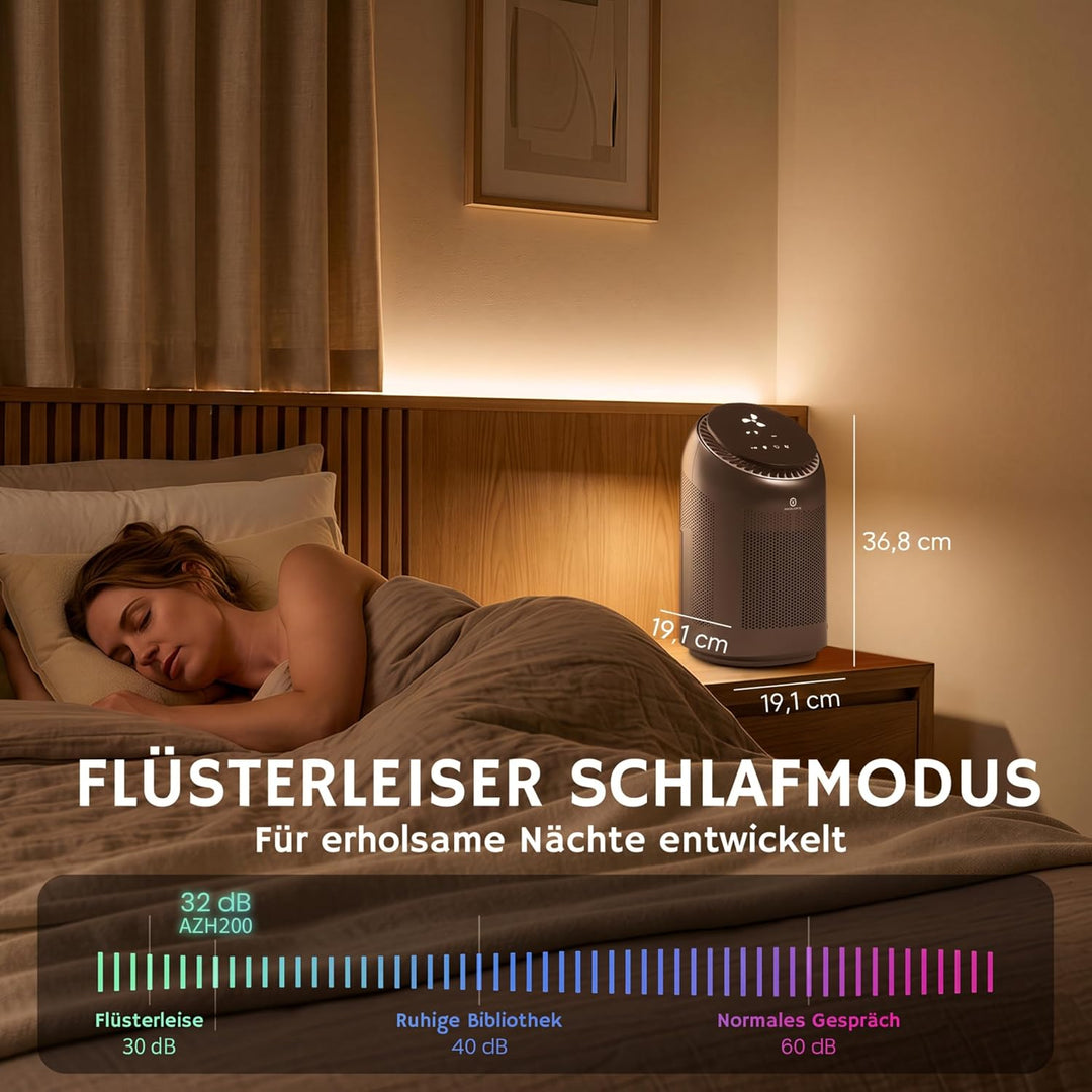 Airthereal 2-in-1 Luftentfeuchter &amp; Luftreiniger mit HEPA, 1000ml/D