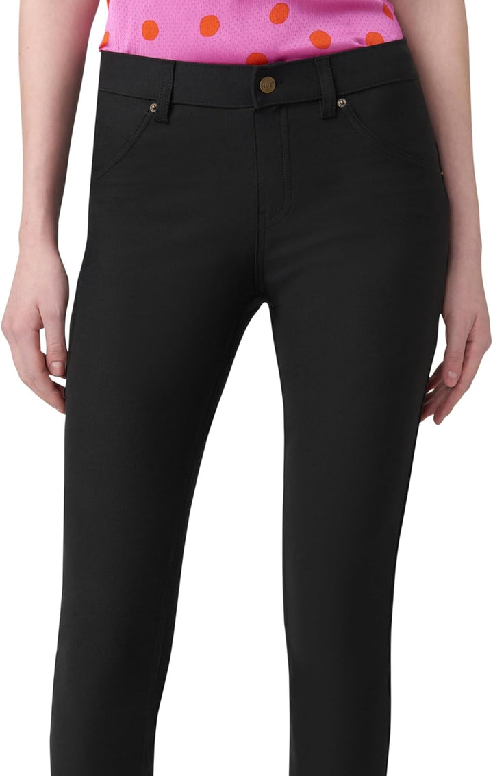 Essential Denim-Leggings für Damen von HUE | Modische Leggings mit Gesässtaschen XS Schwarz, XS Schw