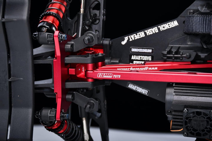 GPM Aluminium 7075 Alloy Rear Center Brace Mount for Arrma 1:8 KRATON 6S EXB/KRATON V6 / Notorious 6