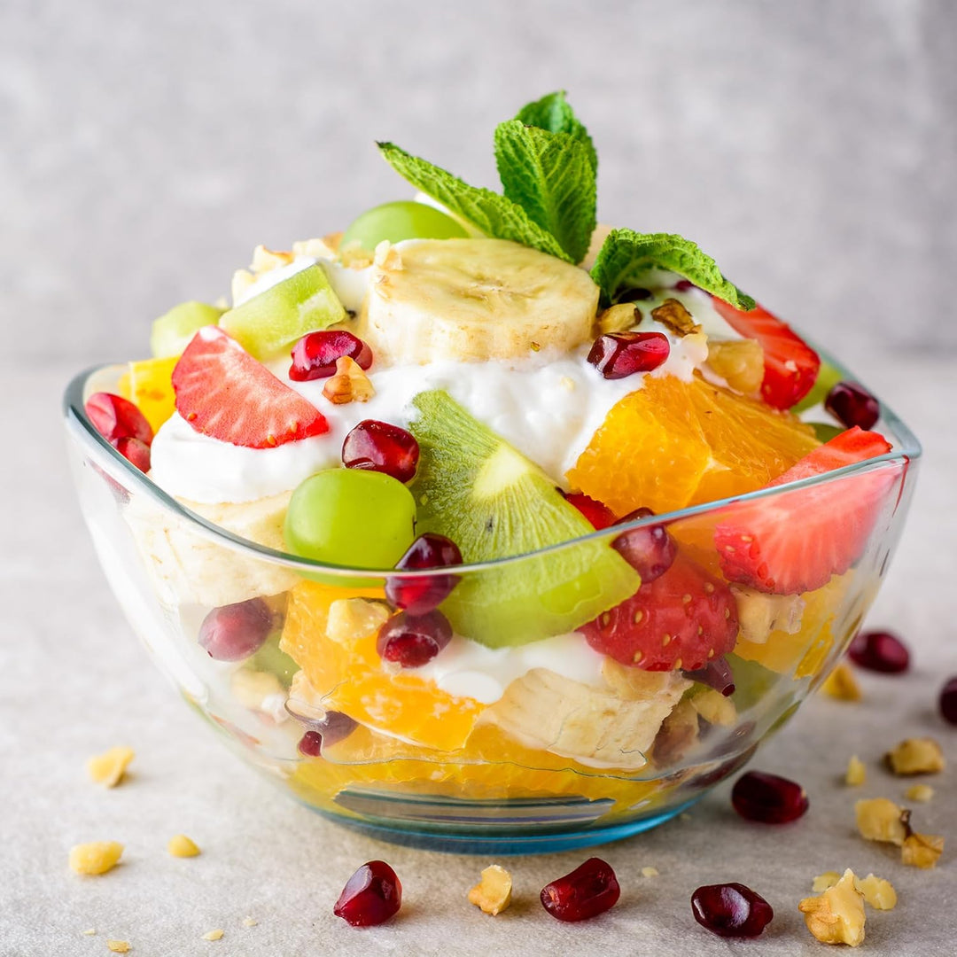 CRYSTALIA Premium Klein Glas Dessertschalen Set 6, 215 ml, 100% BLEIFREIE Glasschalen, Eisschale, De
