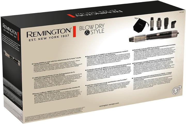 Remington Warmluftbürste [inkl. 4 Aufsätze: 38mm&50mm Rundbürste, Stylingdüse, Flachbürste] Blow Dry