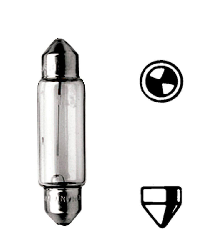 HELLA 8GM 002 091-121 Glühlampe - Soffittenlampe - Standard - 12V - 18W - Sockelausführung: SV8.5-8