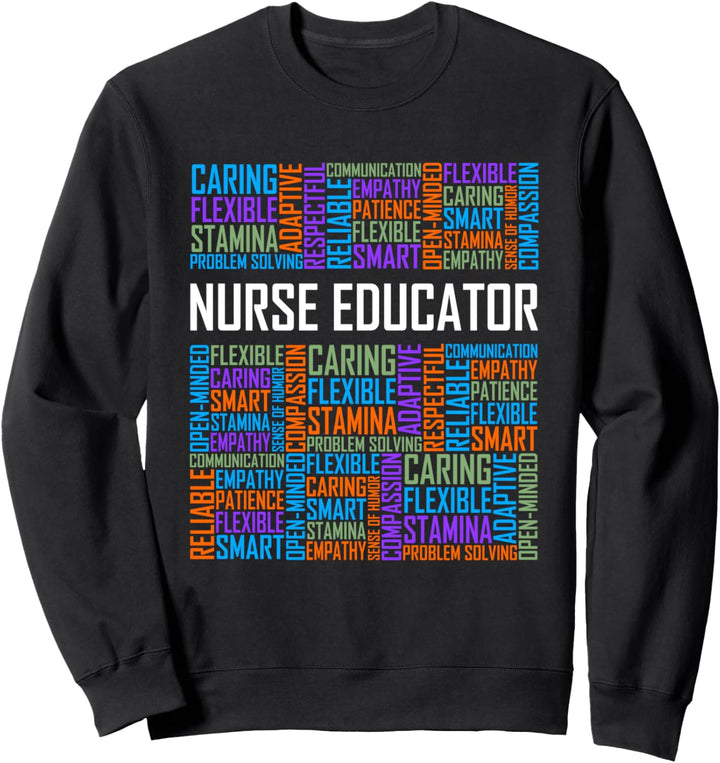 Krankenschwester Erzieher Wörter Krankenschwester Erzieher Sweatshirt