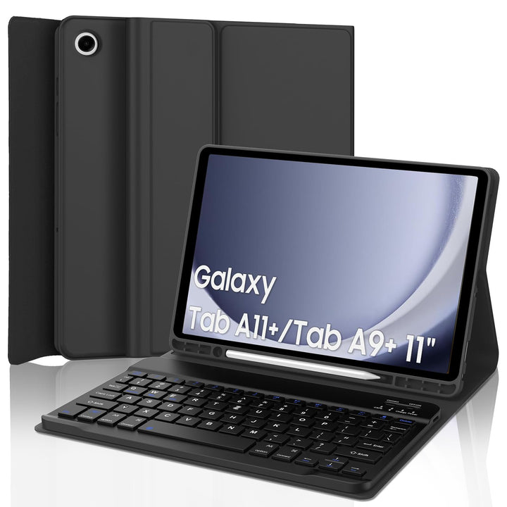 Hülle Tastatur für Samsung Galaxy Tab A11+ Plus 11" 2025 / Tab A9+ Plus 11 Zoll 2023 Tablet - QWERTZ