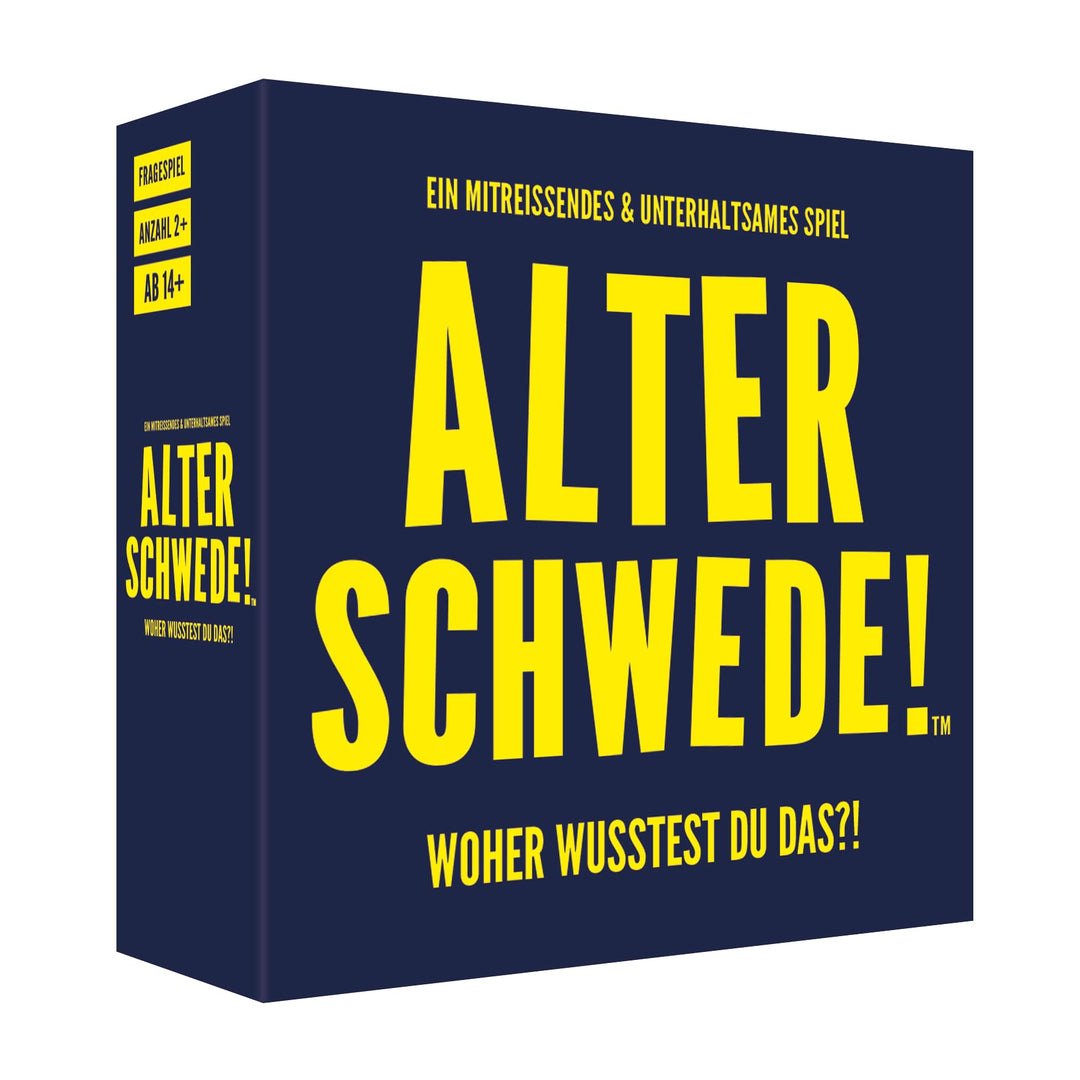 Kylskapspoesi KYL43035 Alter Schwede! - Woher wusstest du das!?, Blau und Weiss