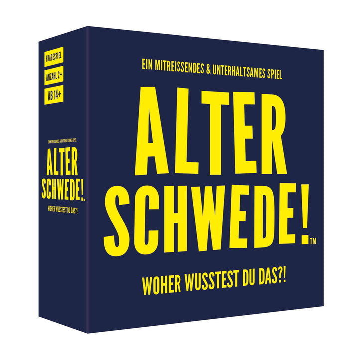 Kylskapspoesi KYL43035 Alter Schwede! - Woher wusstest du das!?, Blau und Weiss