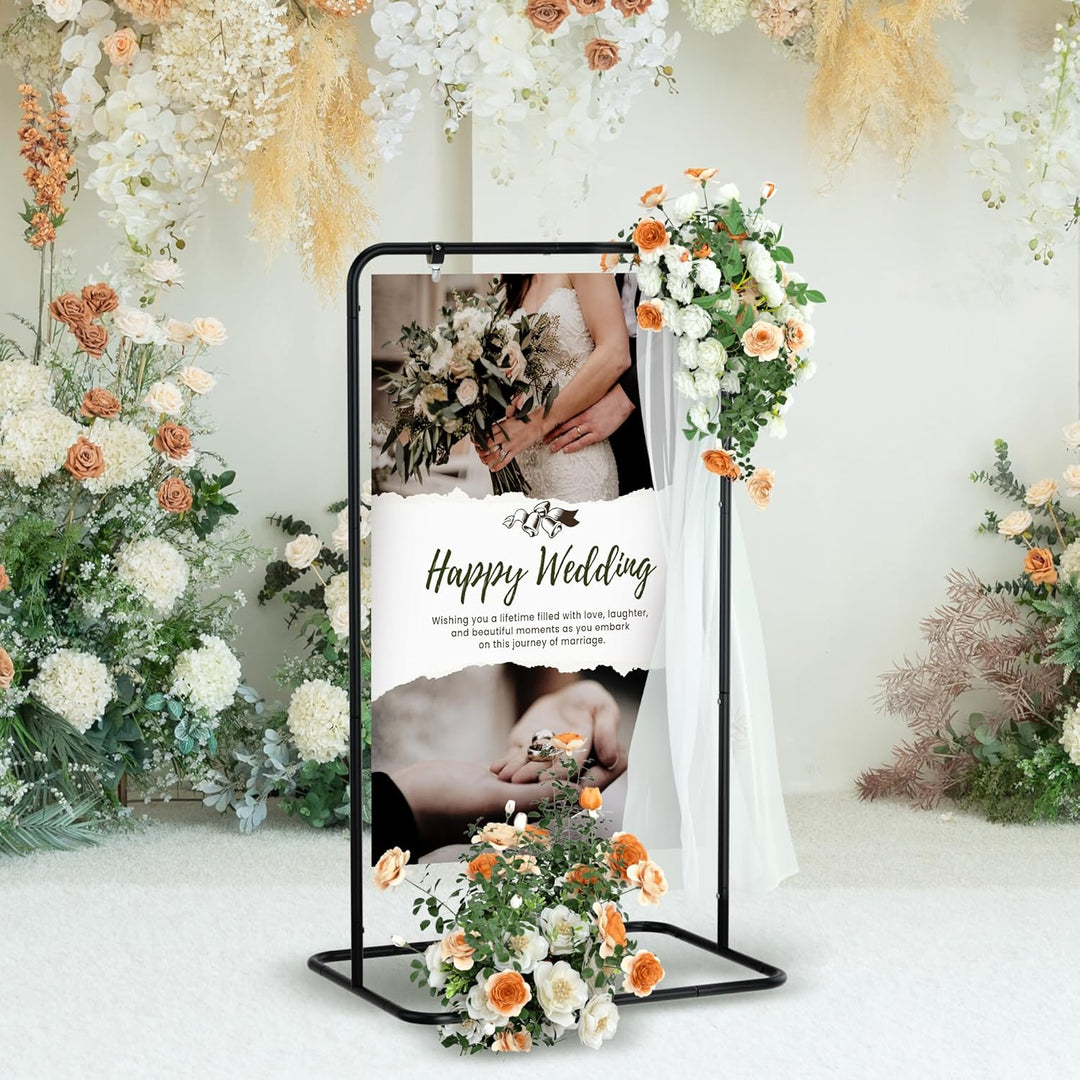 Jolitac Hochzeitsständer, Hochzeit Willkommensschild, Präsentationsständer, Hochzeitsschild Willkomm
