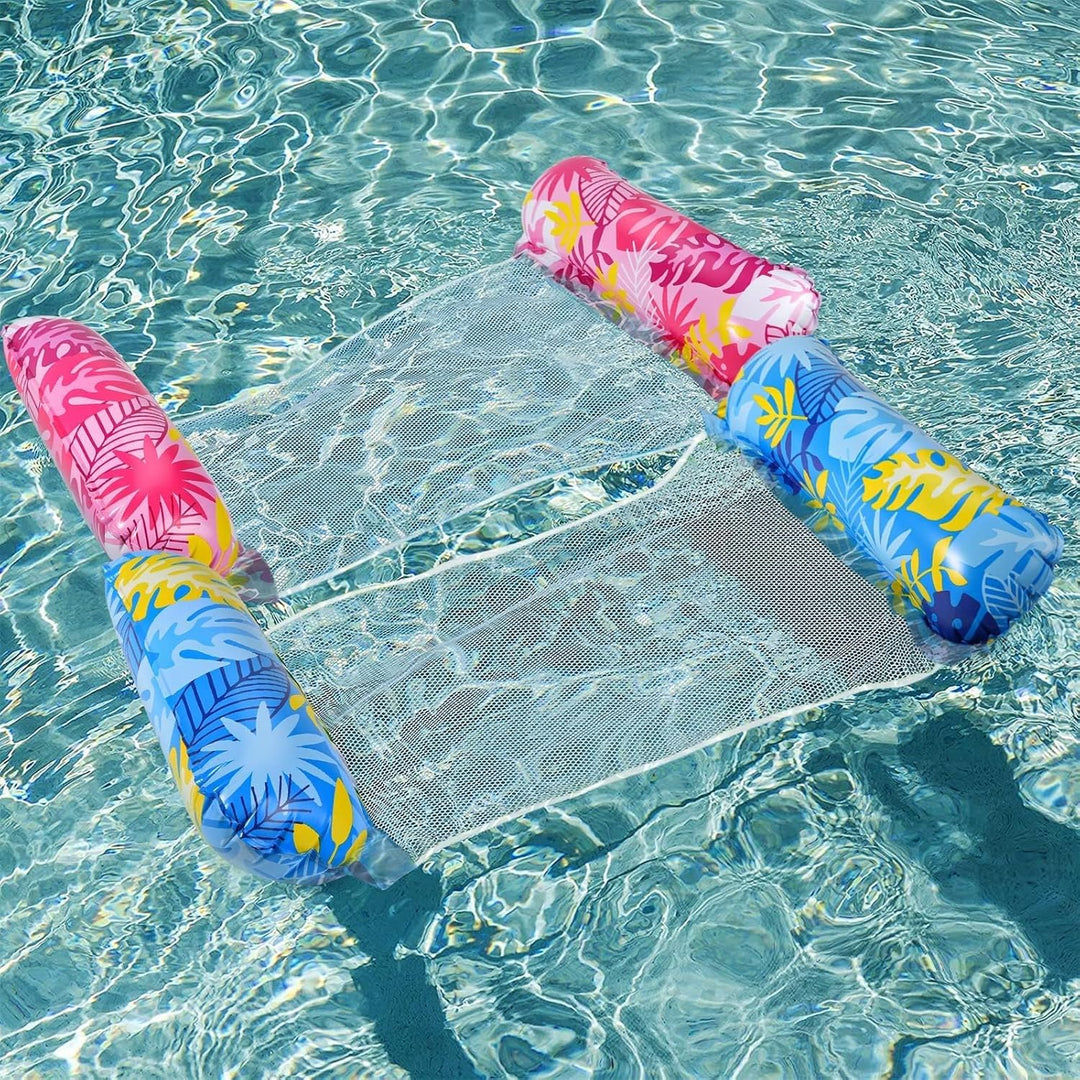 Elidepe Luftmatratze Pool, XL Pool Spielzeug Luftmatratze Wasser, 2 Stück PoolZubehör Spass Erwachse
