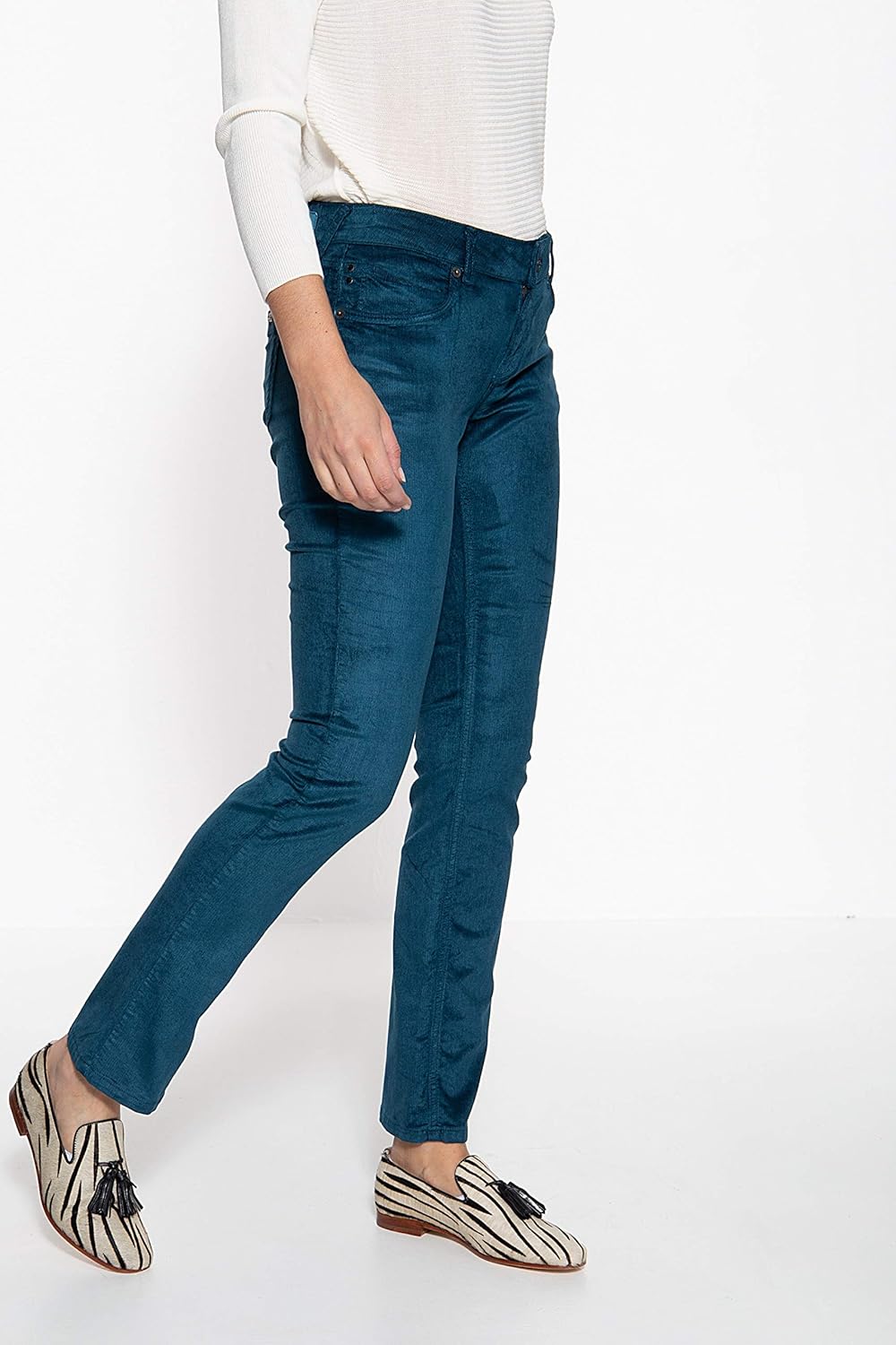 ATT Jeans Damen Belinda Hose 36W / 30L Petrol, 36W / 30L Petrol
