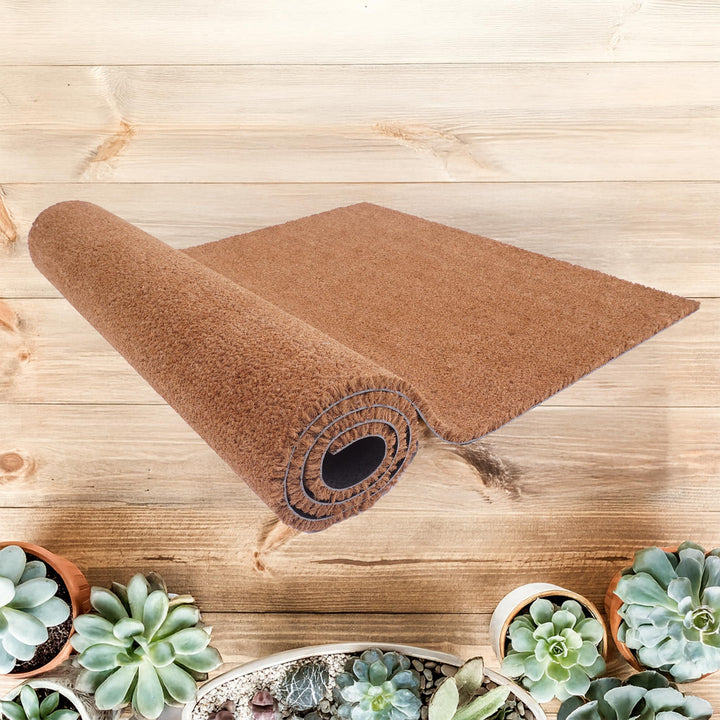 Carpido rutschfeste Kokosmatte - 40 x 100 cm 20mm Natur - Schuhmatte für Innen und für den überdacht