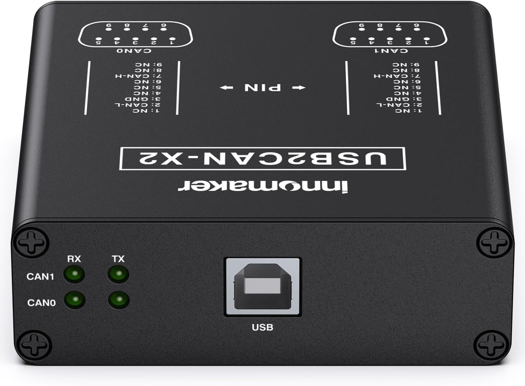 Dual Channels USB to CAN Converter for Raspberry Pi4/Pi3B+/Pi3/Pi Zero(W)/Jetson Nano/Tinker Board/A