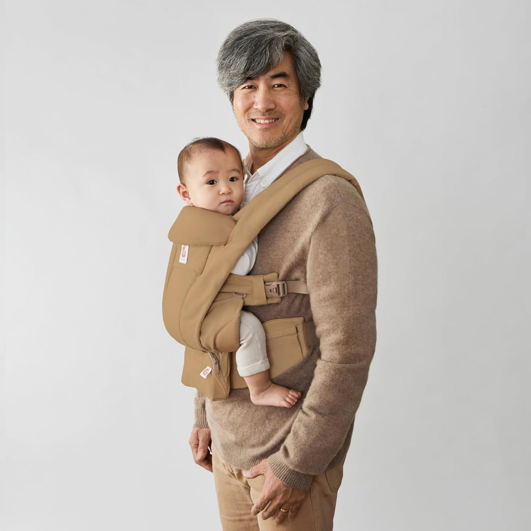 Ergobaby Omni Deluxe All-in-One Babytrage für Neugeborene ab Geburt bis 20kg, Ergonomische 4-Positio