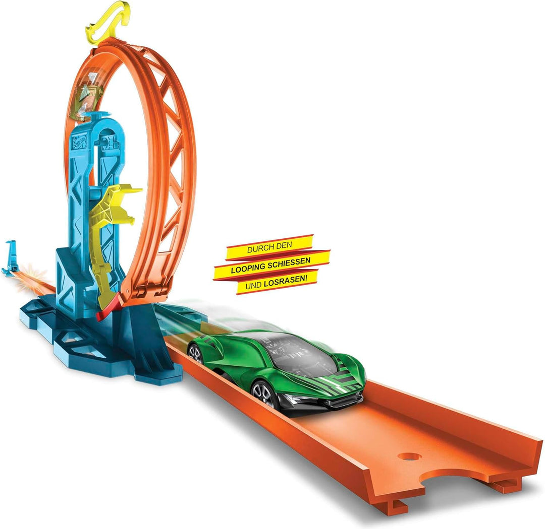Hot Wheels GLC90 - Track Builder Unlimited Looping Kicker Set Zubehörteile, Spielzeug Autorennbahn a