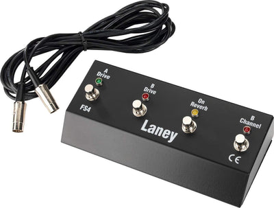 Laney foot switch FS4 - Four Switch Pedal - LED Status Lights - for Laney IRONHEART, VH, NEXUS