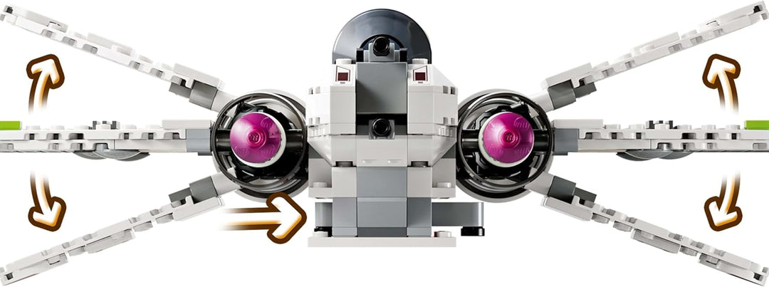 LEGO Star Wars 75402 ARC-170 Starfighter Spielzeug mit 4 Minifiguren inkl. Klon-Piloten und R4-P44 D