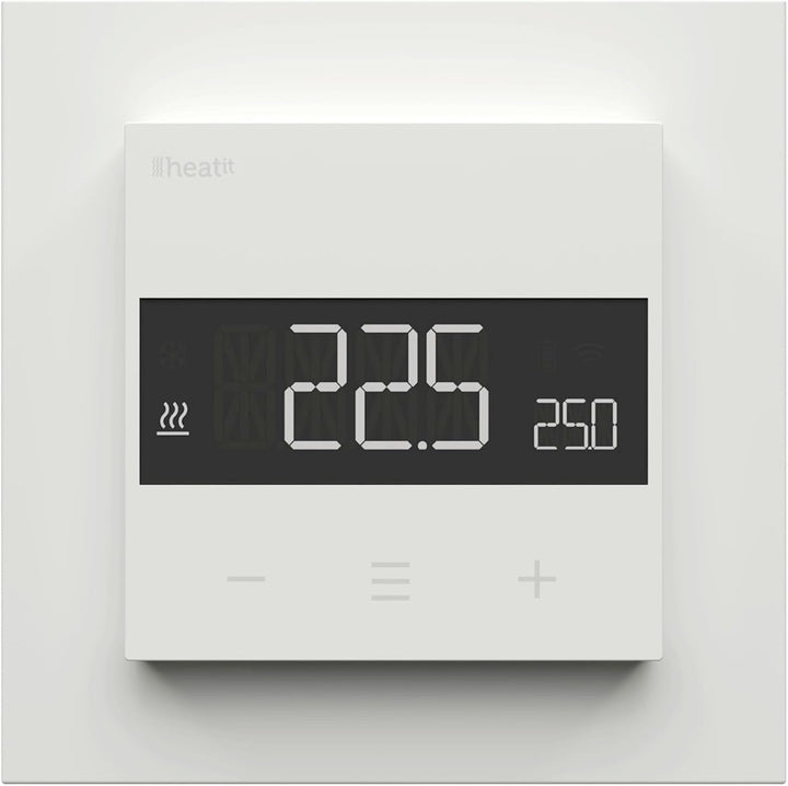 Heatit Z-TRM6 Z-Wave Plus Thermostat Raumregler mit EXT. Sensor für Fussbodenheizung elektrisch und