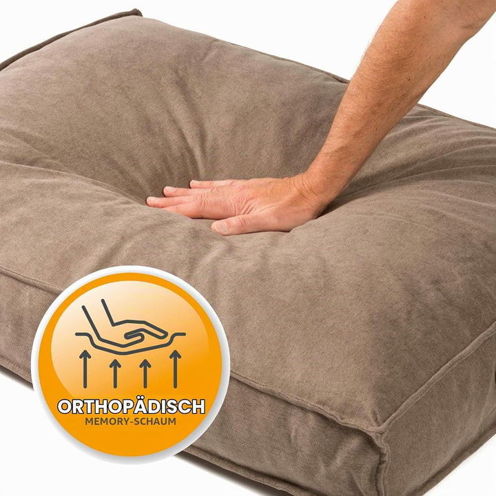 jamaxx-pets Premium Hundekissen Orthopädisch Weich Memory Foam, Waschbar, Nässeschutz Wasserabweisen