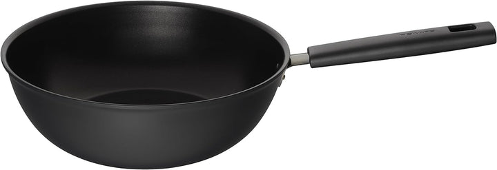 Fiskars Wokpfanne, Ø 28 cm, Füllmenge: 4,5 Liter, Für alle Kochfelder geeignet, Aluminium/Kunststoff