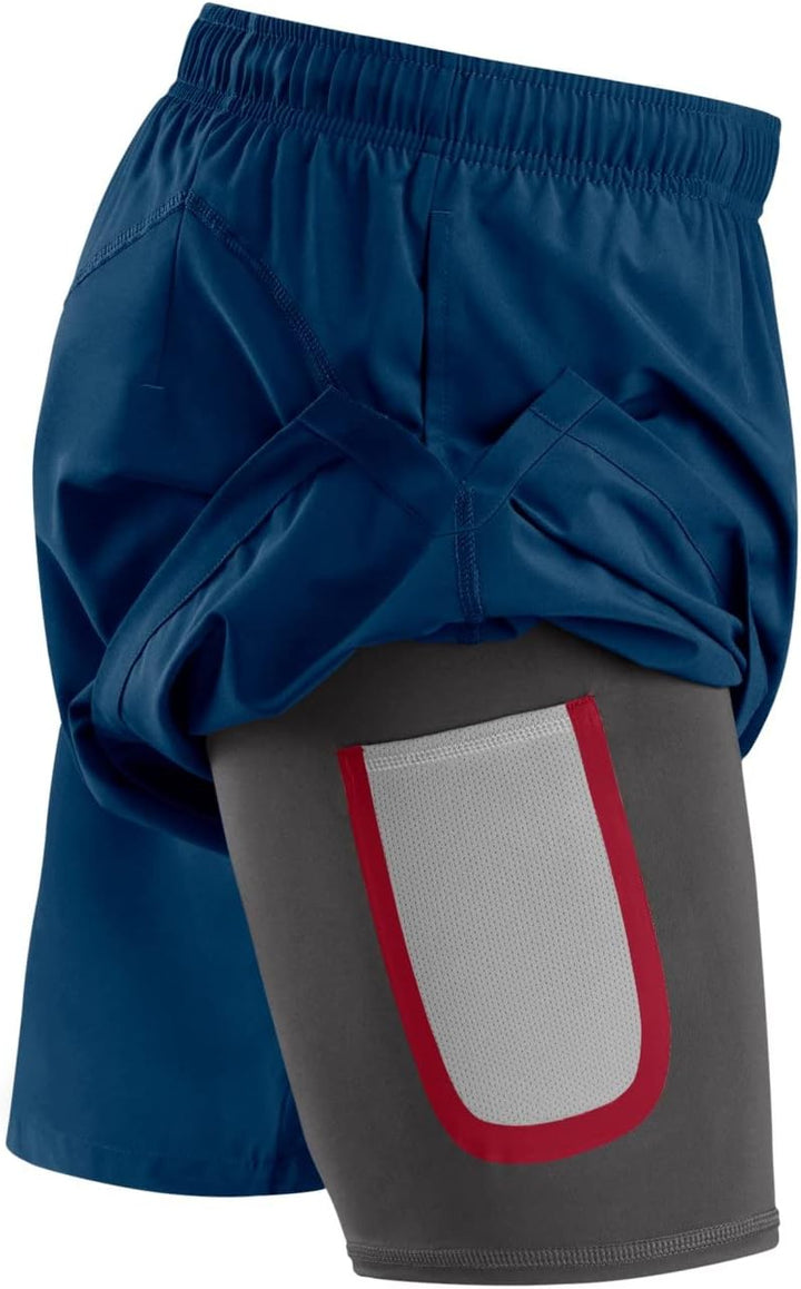 Seattle Kraken NHL Rink Fitness 2in1 Tech Shorts - M