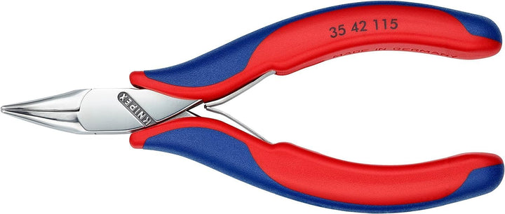 Knipex Elektronik-Greifzange mit Mehrkomponenten-Hüllen 115 mm (SB-Karte/Blister) 35 42 115 SB